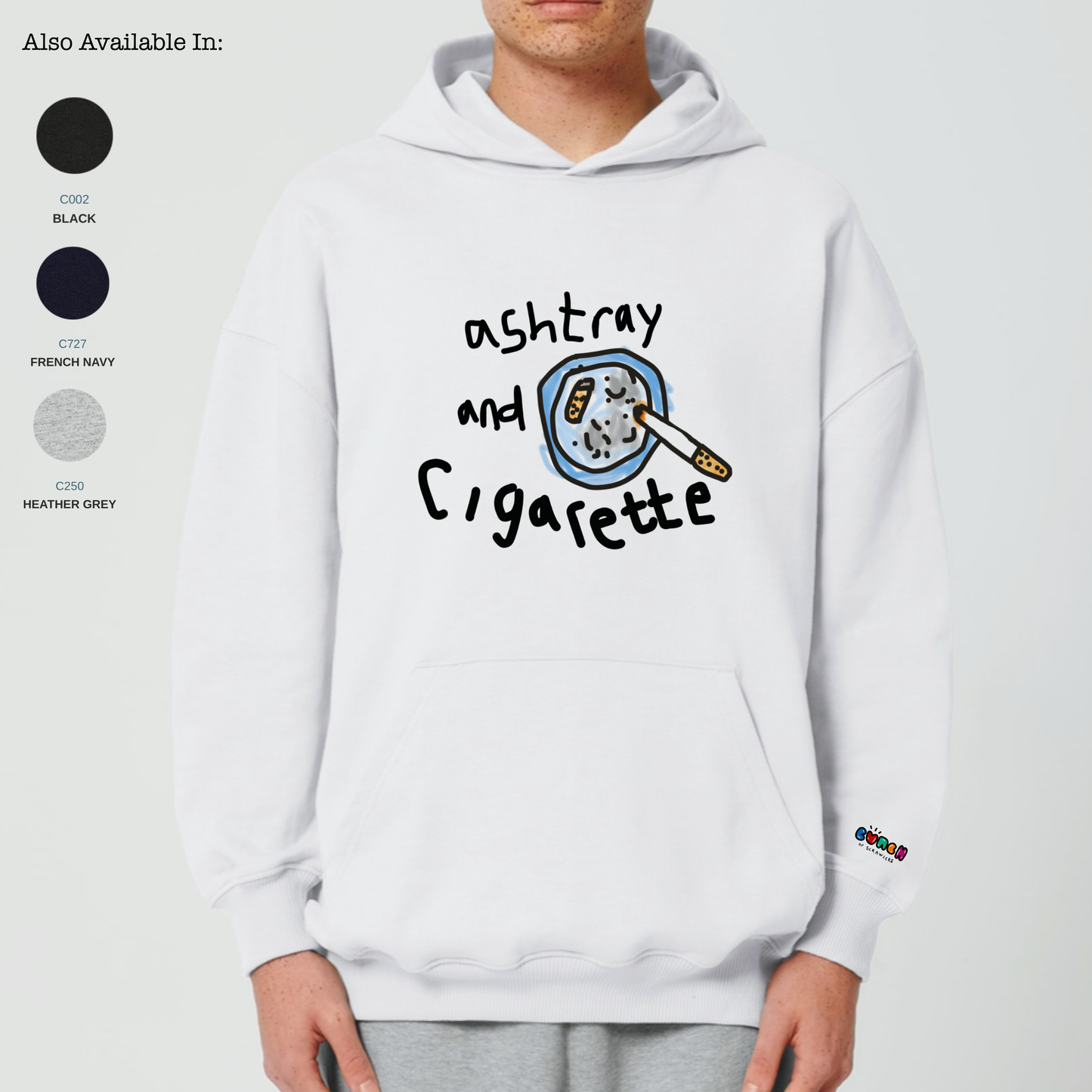 The Ashtray and Cigarette Hoodie